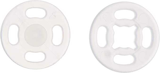 sew-on nylon invisible snap button 透明隱形啪鈕 暗扣 10mm 13mm