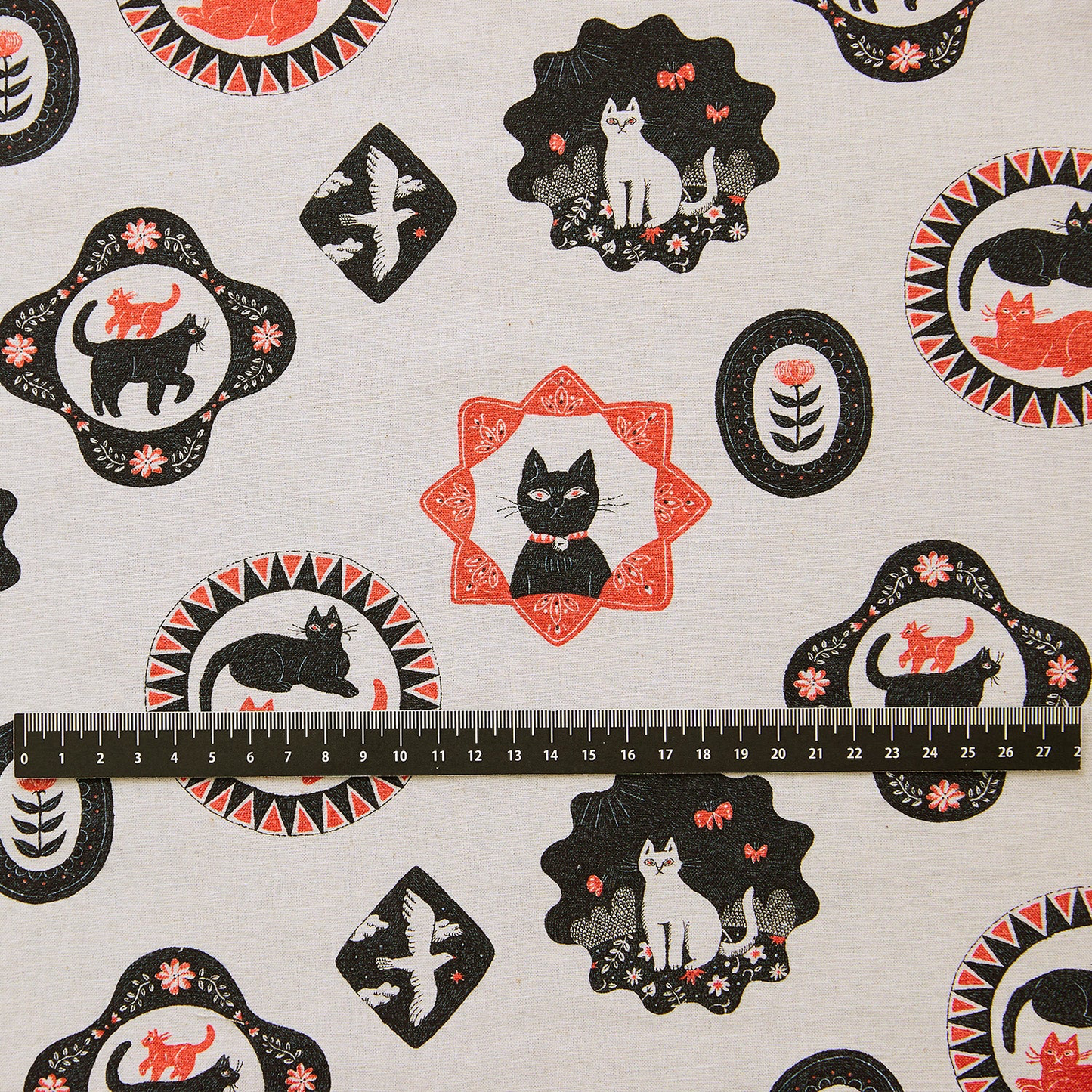 Sanae Sugimoto | Cat Days | cotton linen 棉麻