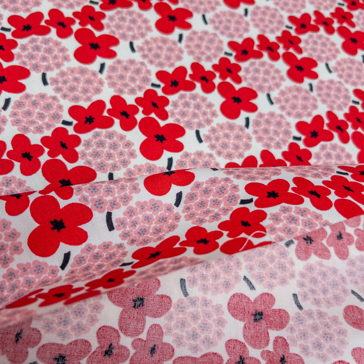 Kobayashi | Nordic flowers 北歐繡球花花朵 | cotton printed sheeting 純棉