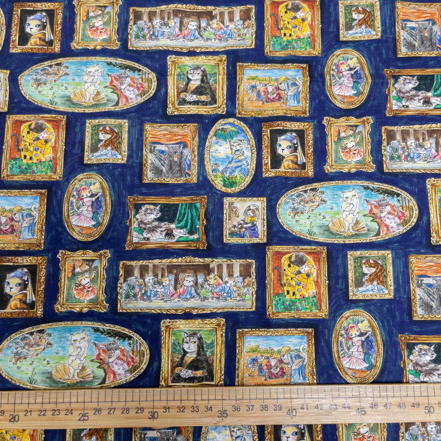 預購preorder 3月底到貨 - Japan | 『Hoyoka』Cats Art Museum貓貓名畫 | cotton printed sheeting 純棉