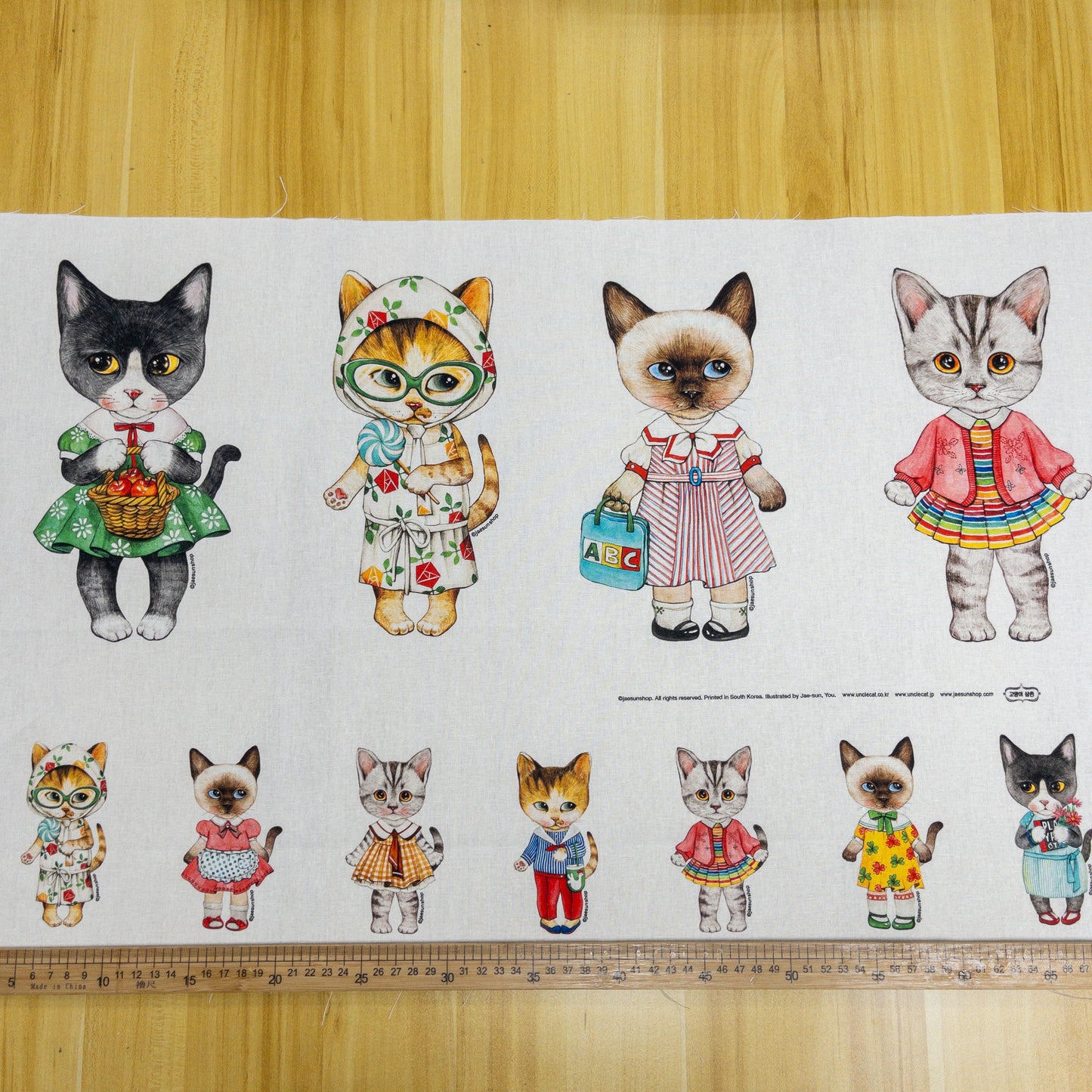 Unclecat 貓叔叔 | ROLY NABI SOMI MERY | cotton linen 棉麻