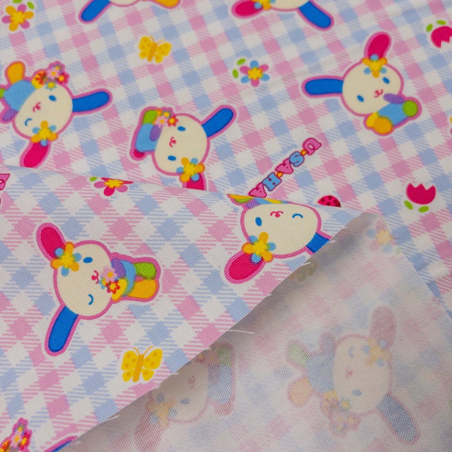 Japan | Usahana 格仔 | cotton printed oxford 純棉