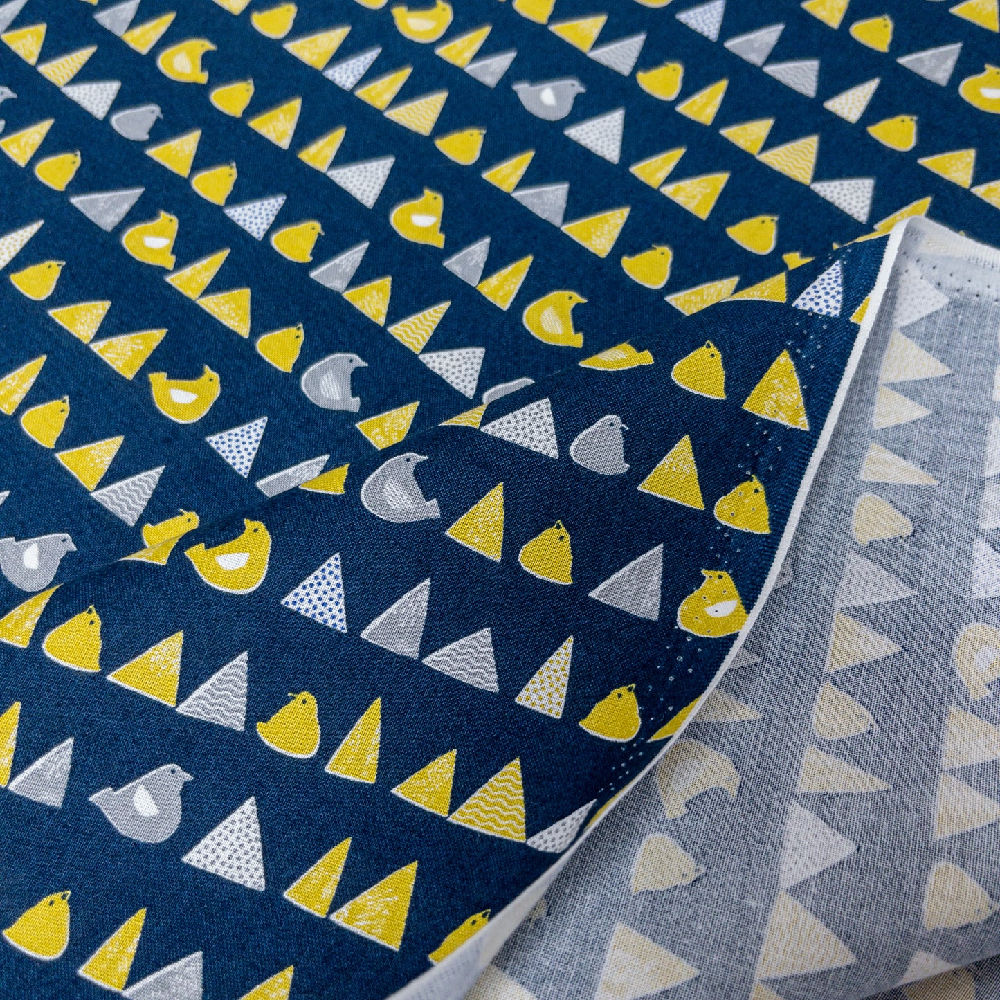 Japan | fukuoka bird cake 福岡特產小鳥 | cotton printed sheeting 純棉
