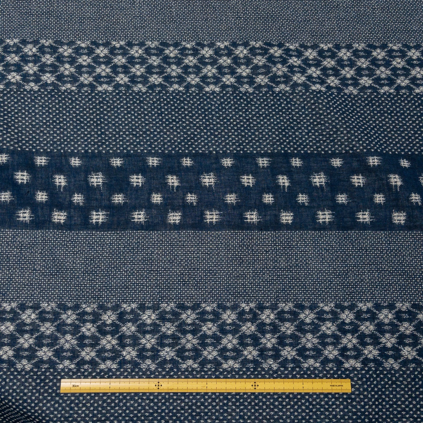 Kobayashi | 藍色和風間紋 | cotton double weave jacquard 純棉雙面提花