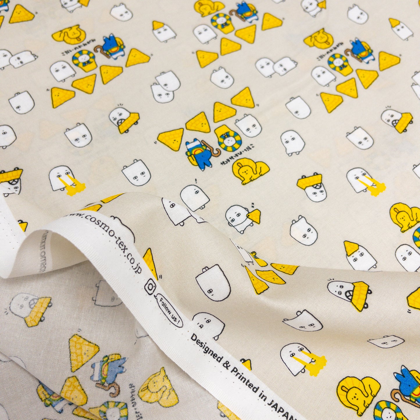 Japan | mystical 神秘不解之謎卡通布 | cotton printed sheeting 純棉