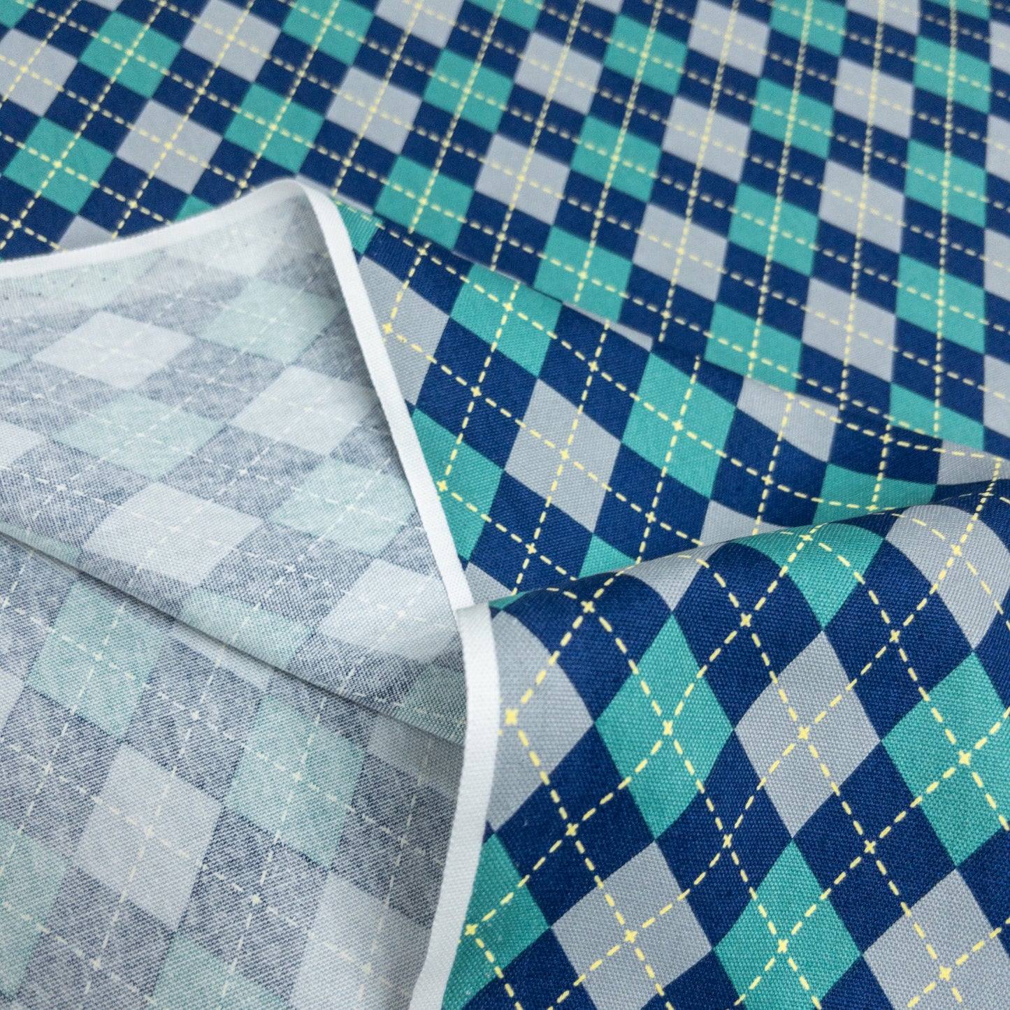 Japan | argyle pattern 菱形拼格 | cotton printed oxford 純棉