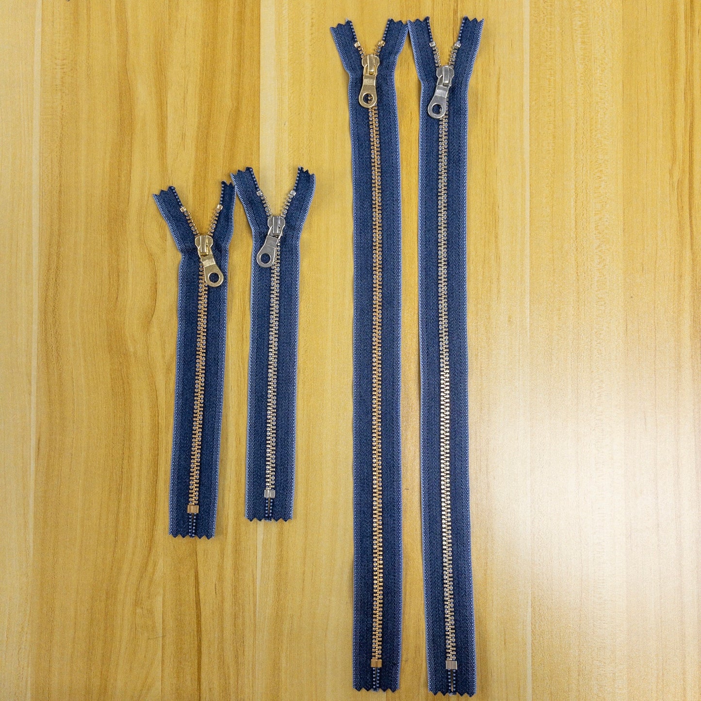 YKK Demin Metal close end zipper 20cm YKK 牛仔布金屬密尾拉鍊 20cm