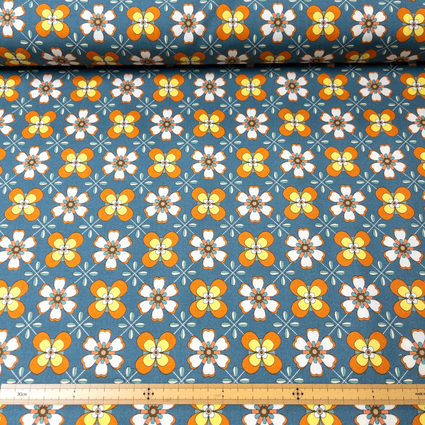 Japan | vintage retro flower pattern 復古花圖案 | cotton printed sheeting 純棉