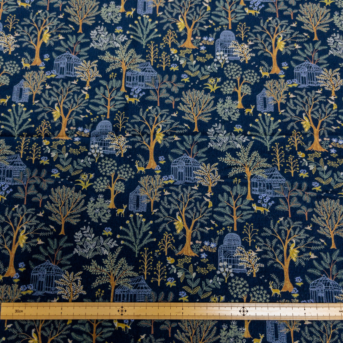 Japan | forest garden森林花園 | cotton printed corduroy 薄燈芯絨