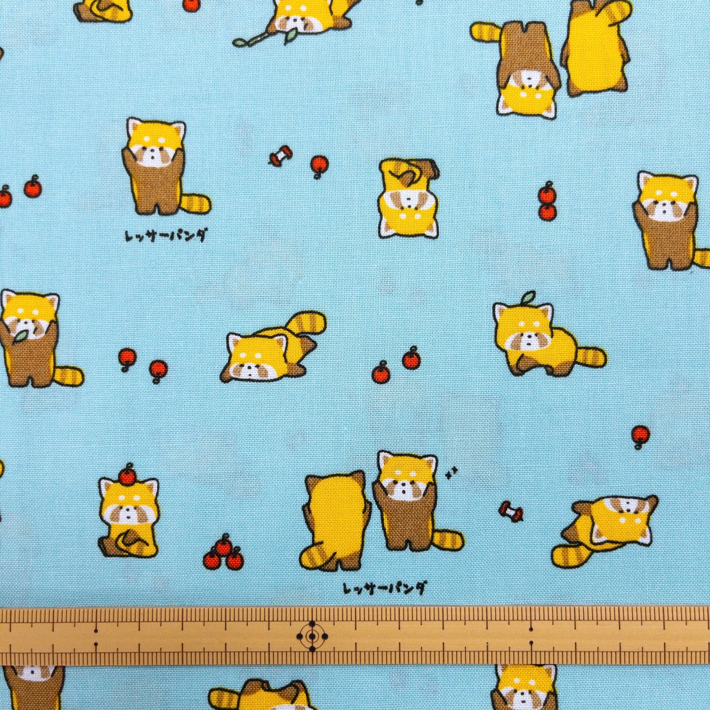 Japan | Red panda 小熊貓 | cotton printed sheeting 純棉