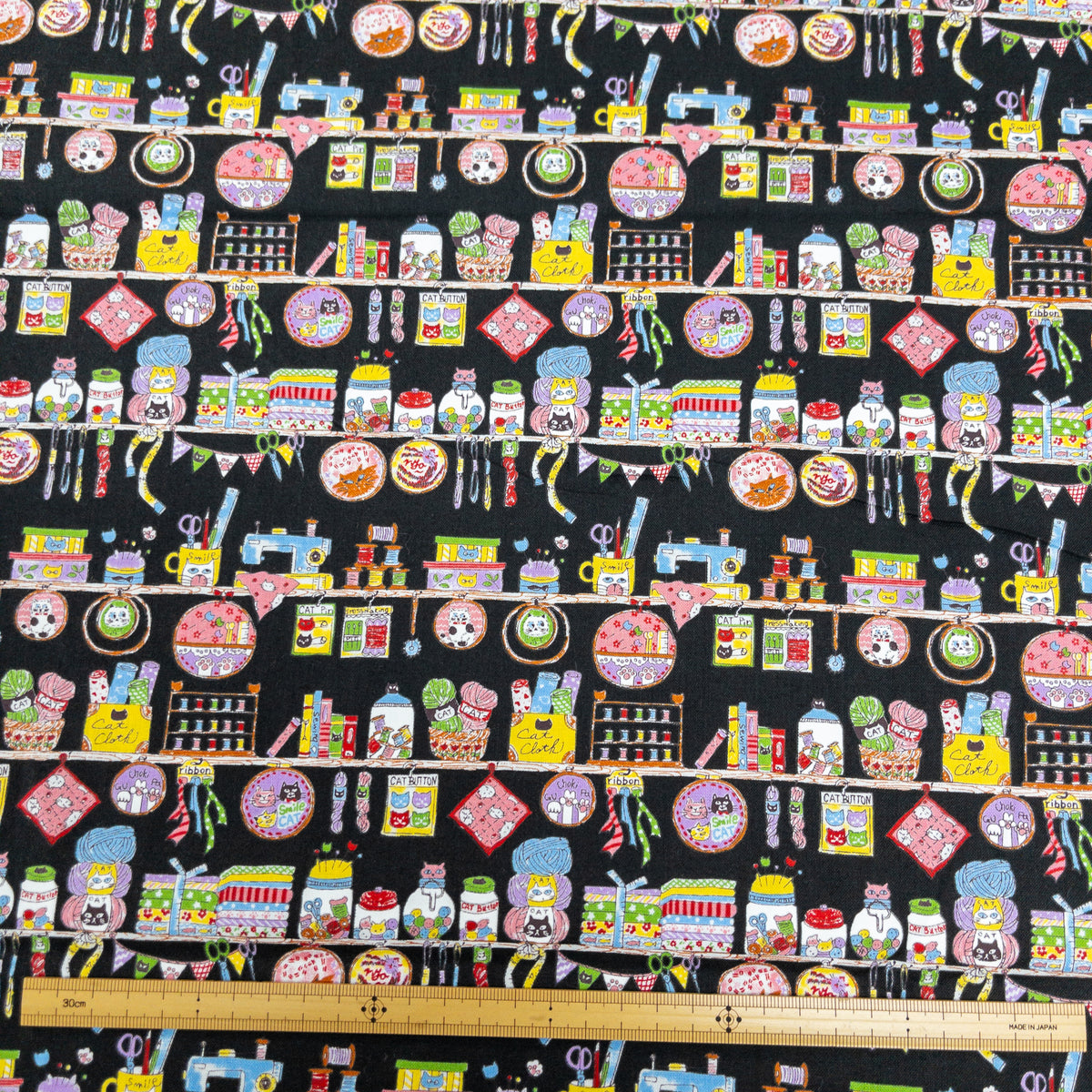 Japan | cat sewing workshop 貓貓車縫工作室 | cotton printed sheeting 純棉