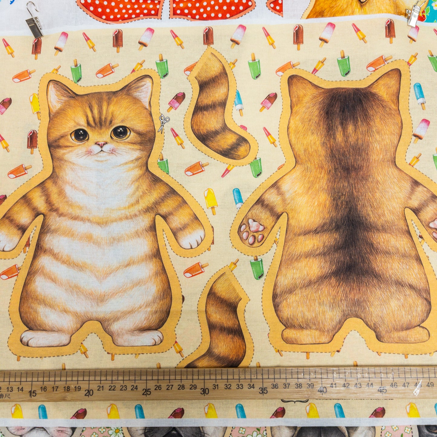 Unclecat 貓叔叔 | diy fabric for making cat doll "Coin" | cotton linen 棉麻