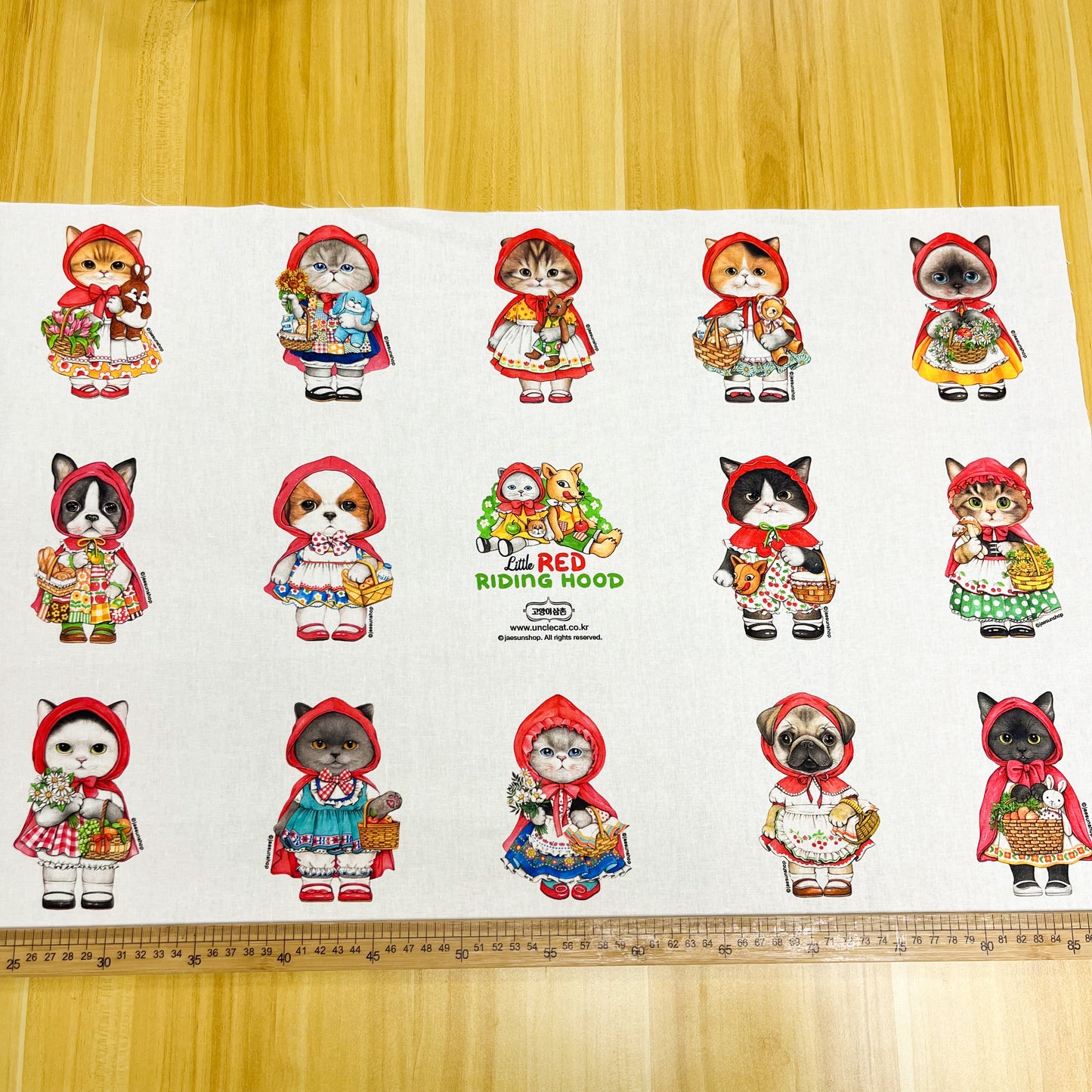 Unclecat 貓叔叔 | little red riding hood mini | cotton linen 棉麻