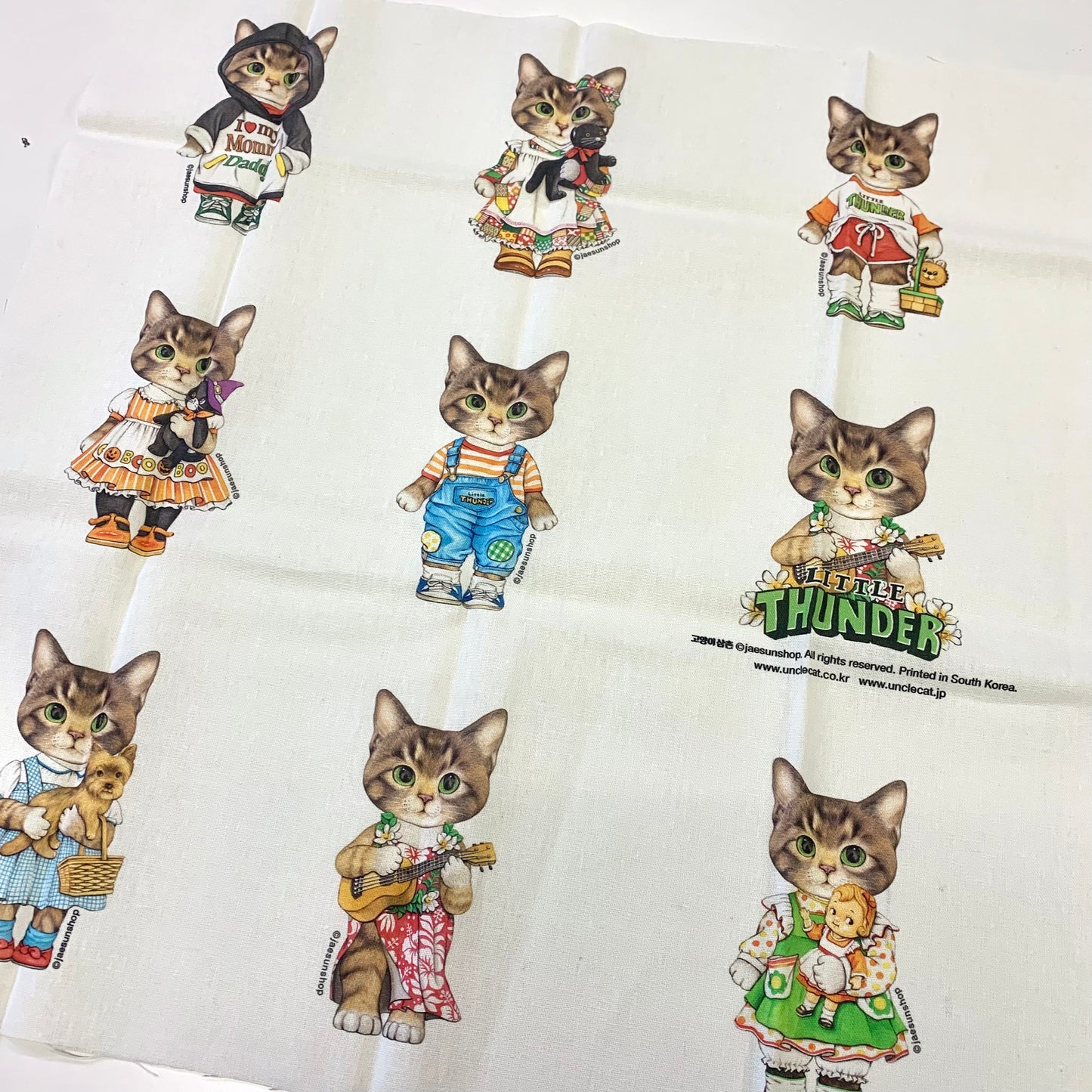Unclecat 貓叔叔 | LITTLE THUNDER mini | cotton linen 棉麻