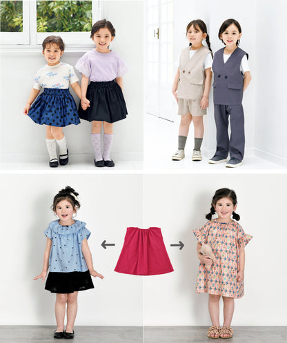 Japan | handmade easy children's clothes 2025 summer 手工輕鬆童裝2025夏季 | books 書籍