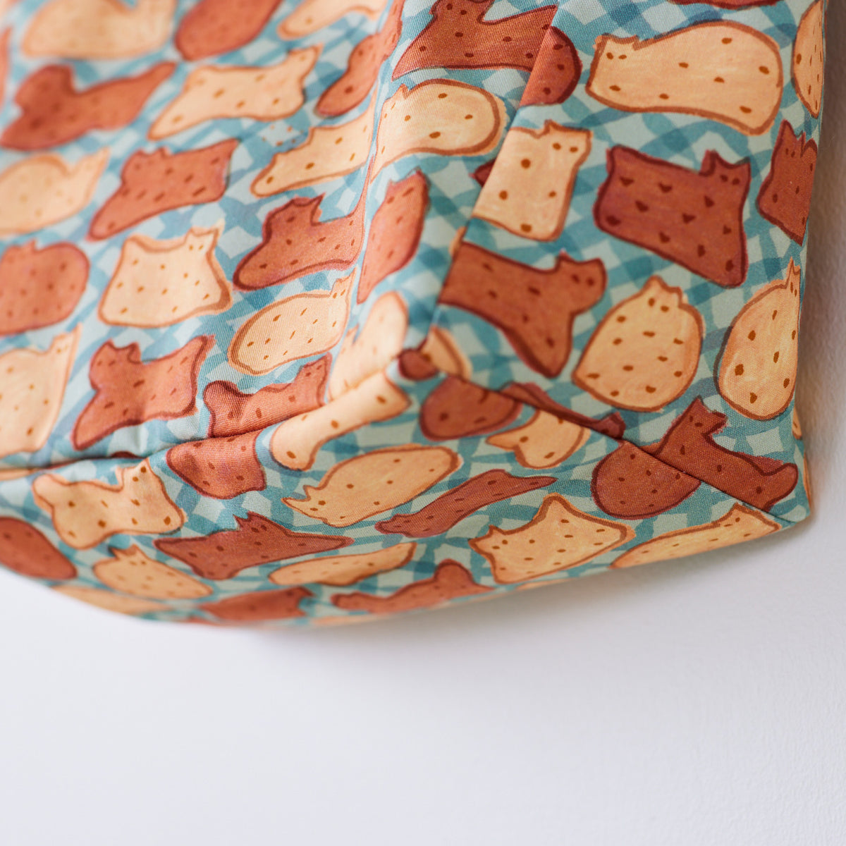 Japan | SAKAMOTO AKO 貓貓餅乾 - OYATSU | cotton printed oxford 純棉