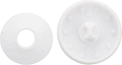 Clover fabric covered button 布包鈕 15mm 18mm 22mm 28mm