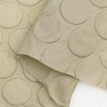 Japan | solid 純色 | Round polka dot nylon water-repellent 圓形波點凹凸坑紋 薄尼龍防潑水布