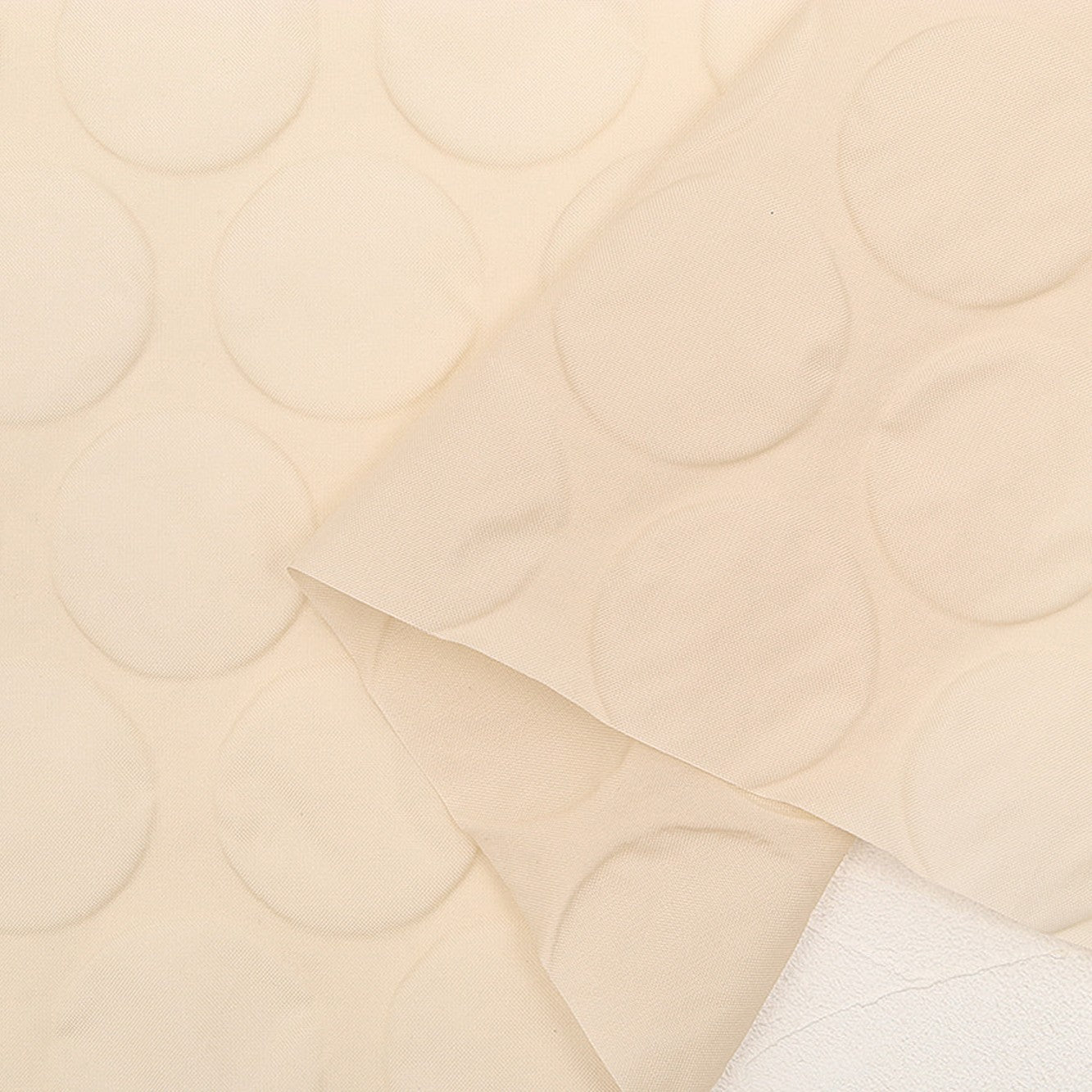 Japan | solid 純色 | Round polka dot nylon water-repellent 圓形波點凹凸坑紋 薄尼龍防潑水布