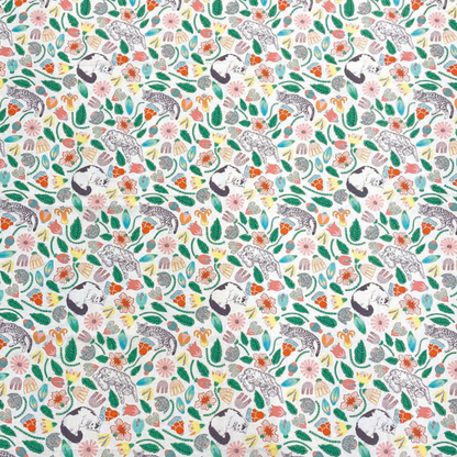Japan | 365 cat. art cats cats garden 貓貓庭園 | cotton printed sheeting 純棉