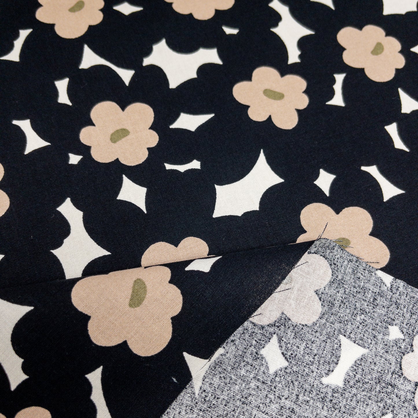Kobayashi | Nordic flowers 北歐拼色花朵 | cotton printed canvas 純棉