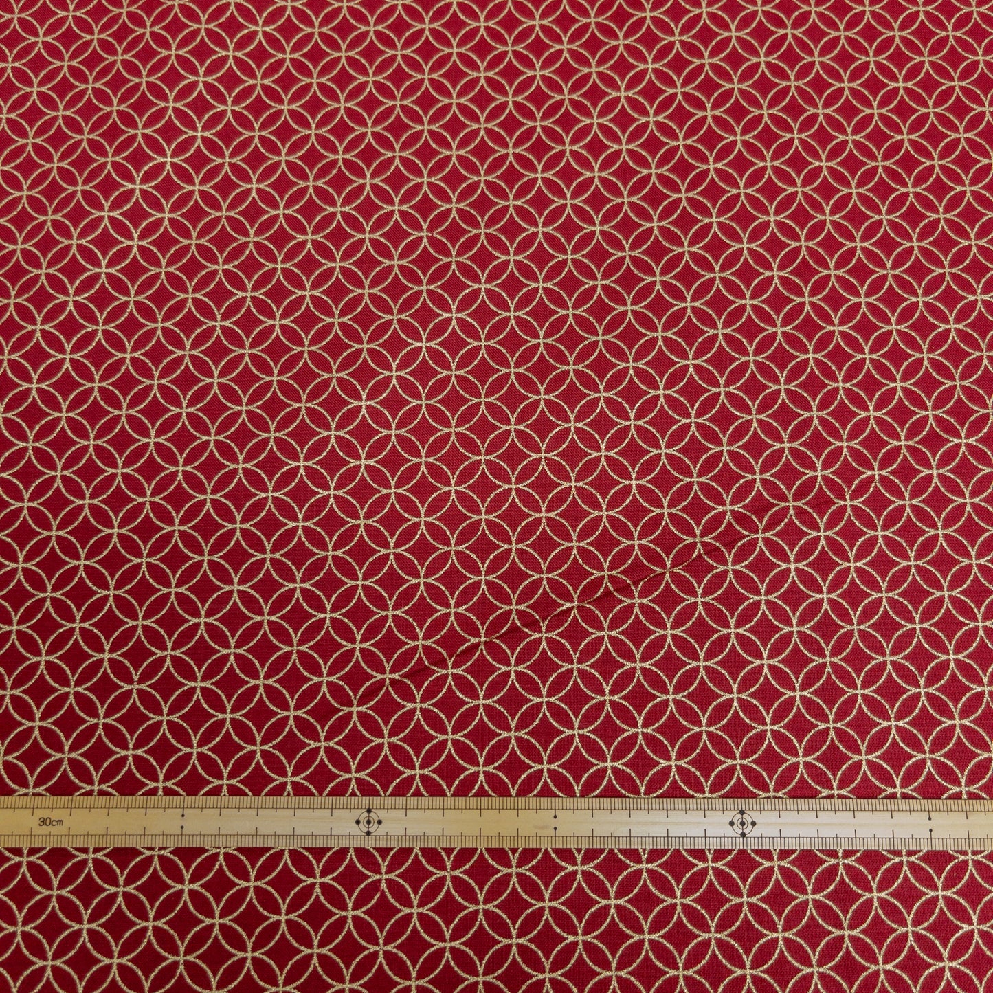 Japan | gilded shippo 燙金七寶 | cotton printed sheeting