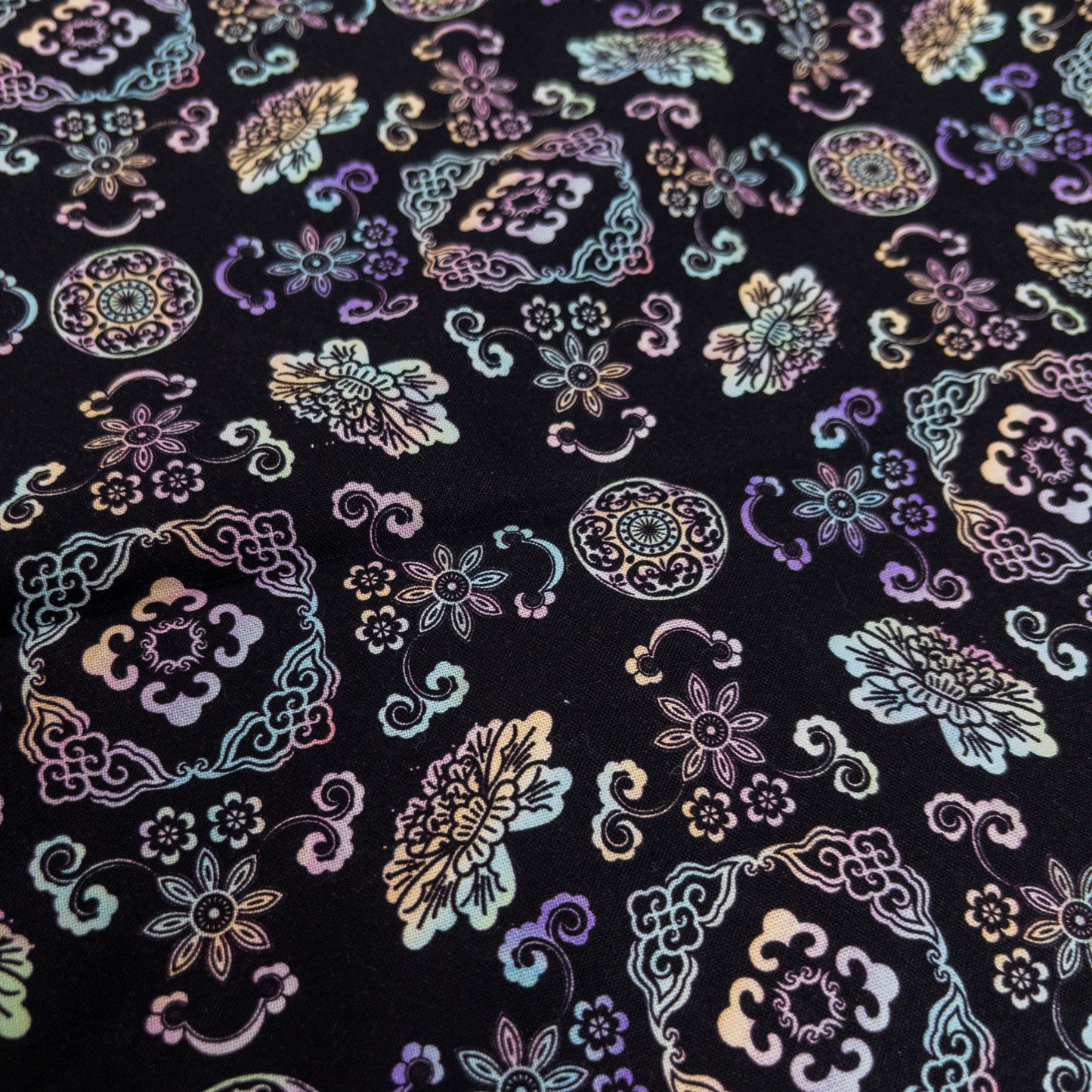 Korea | 漸變色經典花紋布 | cotton printed sheeting