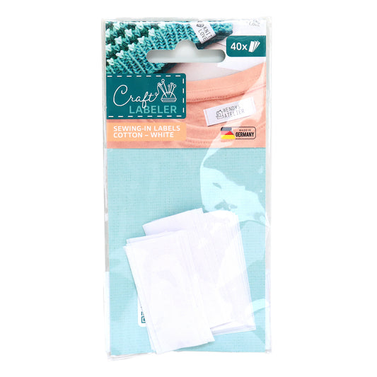 Craft Labeler Labels Cotton 自製布標 純棉手作工藝標籤 - 40pcs