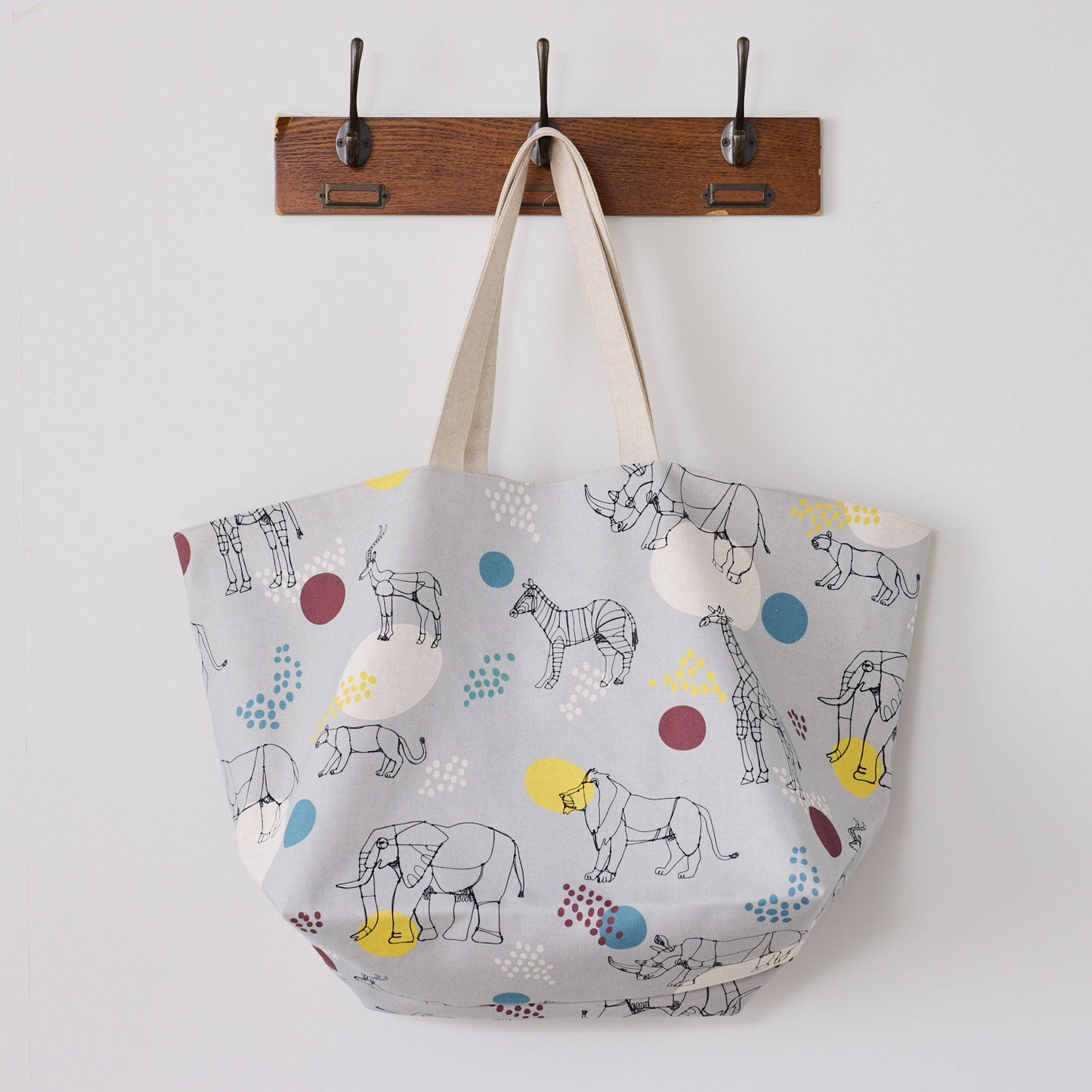 ＋HAyU fabric | African animals 非洲動物 | cotton linen printed canvas 棉麻