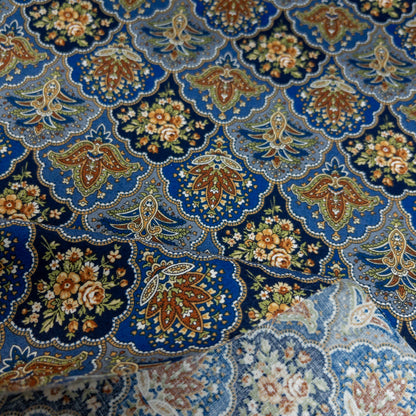 Japan | 宮廷浮雕之花 Palace Relief | cotton printed sheeting 純棉