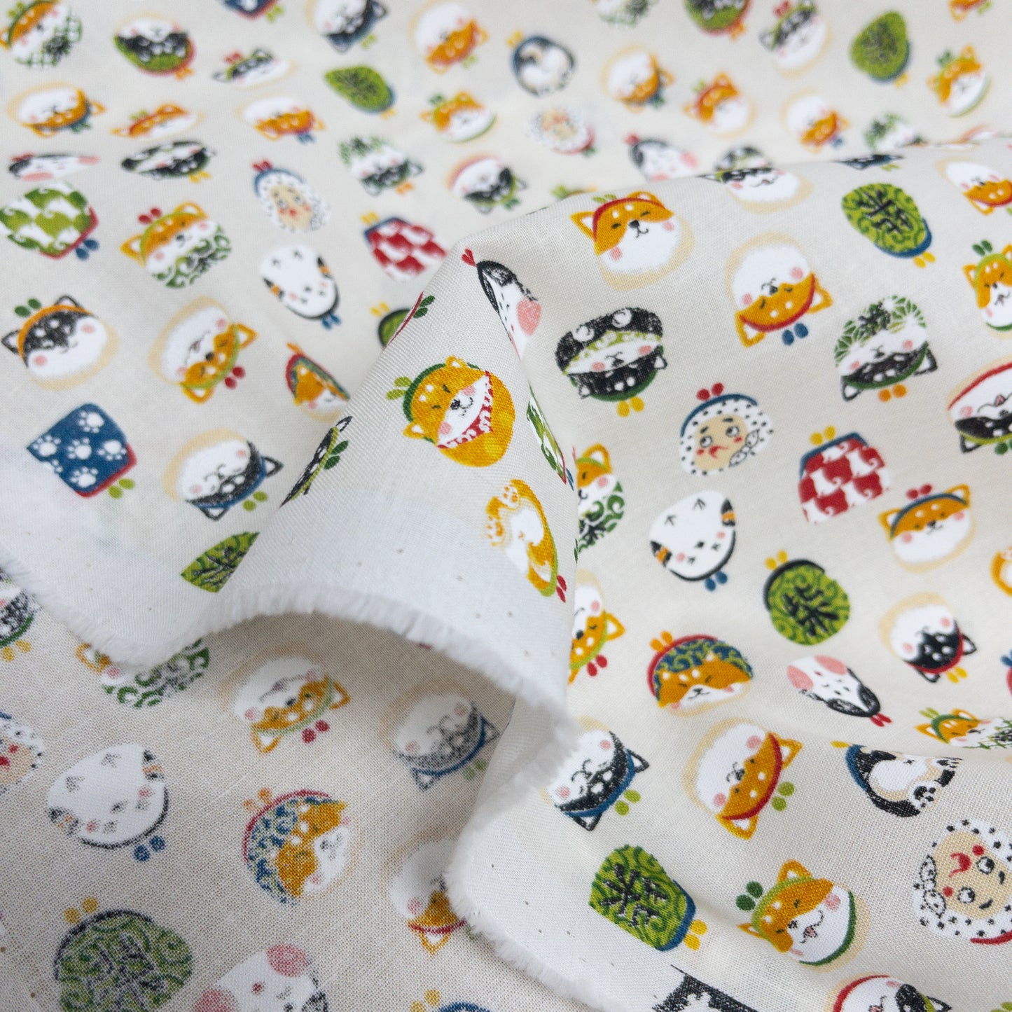 Japan | shiba gamakuji 柴犬口金包 | cotton printed sheeting