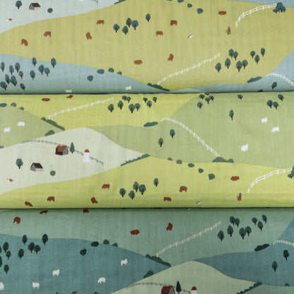 Muddy Works | farm 森林原野 | cotton double gauze 二重紗