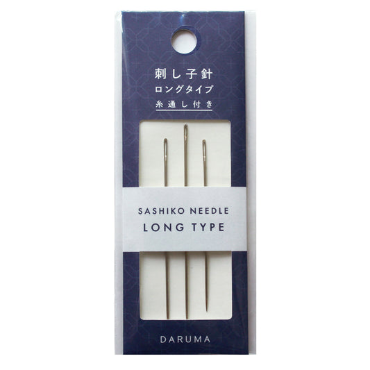 DARUMA | Sashiko embroidery needle long type 刺子繡手縫針 長款 附送穿線器