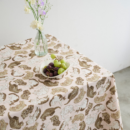 Japan | 365 cat. art cats everywhere 到處都是貓貓 | cotton printed sheeting 純棉