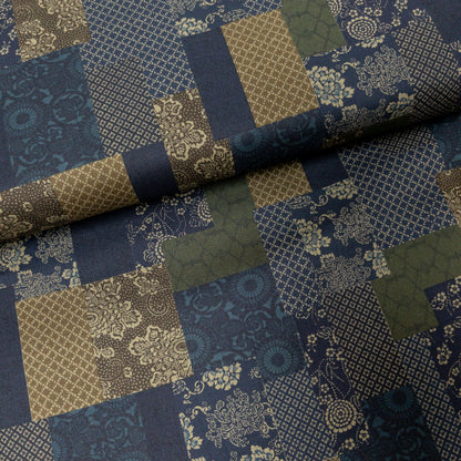 Kobayashi | japanese-style checkered quilting 和風拼格 | cotton printed sheeting 純棉
