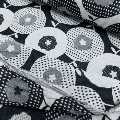 Kobayashi | 抽象果實圖案 | cotton double weave jacquard 純棉雙面提花