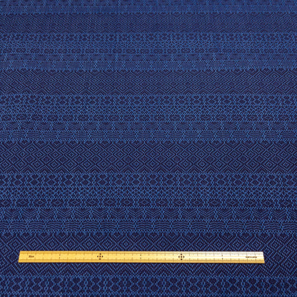 Japan |  Indigo Asagi Sashiko rhombus  | Sashiko-ori 刺子織