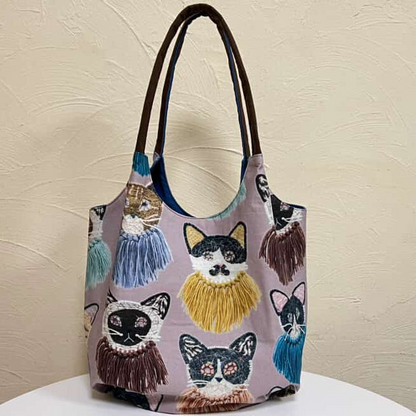 Kari Ishikawa | we are cats | cotton printed sheeting 純棉