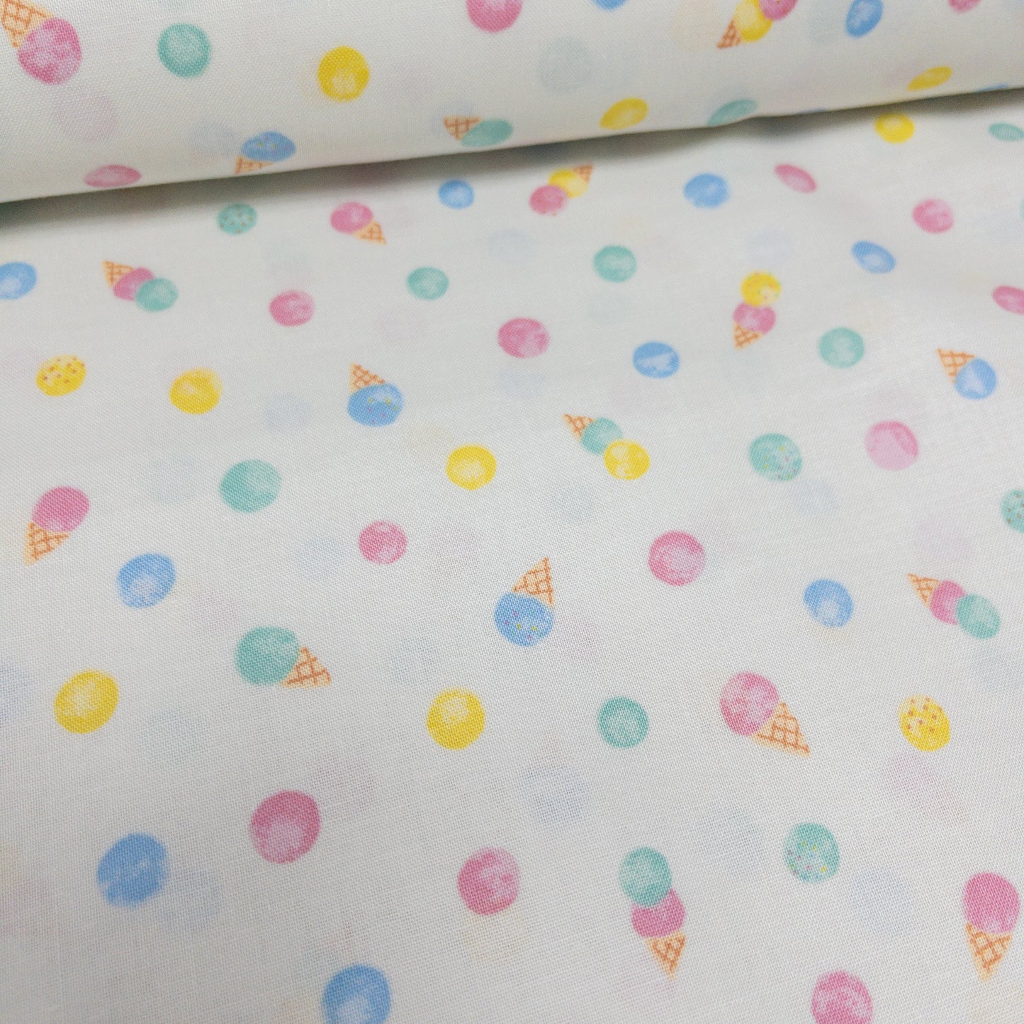 Japan | mini ice cream 迷你雪糕 | cotton printed shirting 純棉