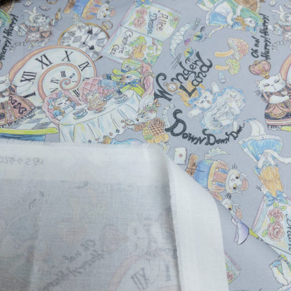 Japan | 『Hoyoka』Alice in Nyanderland Cats 愛麗絲貓貓 | cotton printed sheeting 純棉