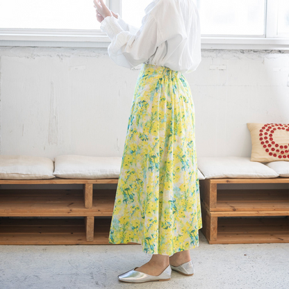 YUI | nanohana 陽光下搖曳花朵 | cotton linen 薄棉麻
