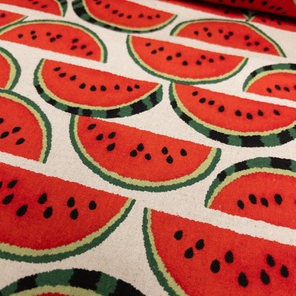 Japan | watermelon 西瓜棉麻布 | cotton linen 棉麻