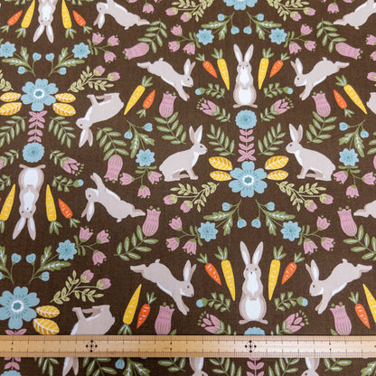 Japan | bunny forest 森林野兔| cotton printed oxford 純棉