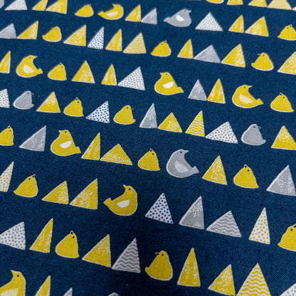 Japan | fukuoka bird cake 福岡特產小鳥 | cotton printed sheeting 純棉