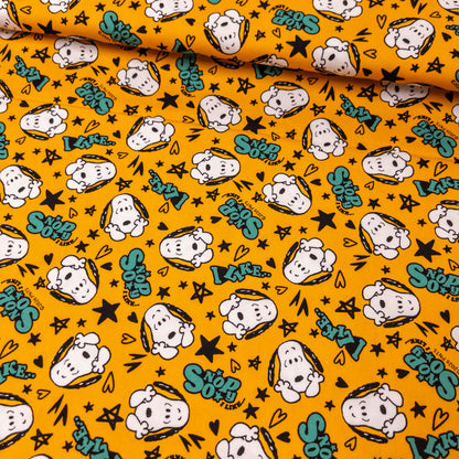 Japan | Snoopy Stars 星星史努比 | cotton printed oxford 純棉