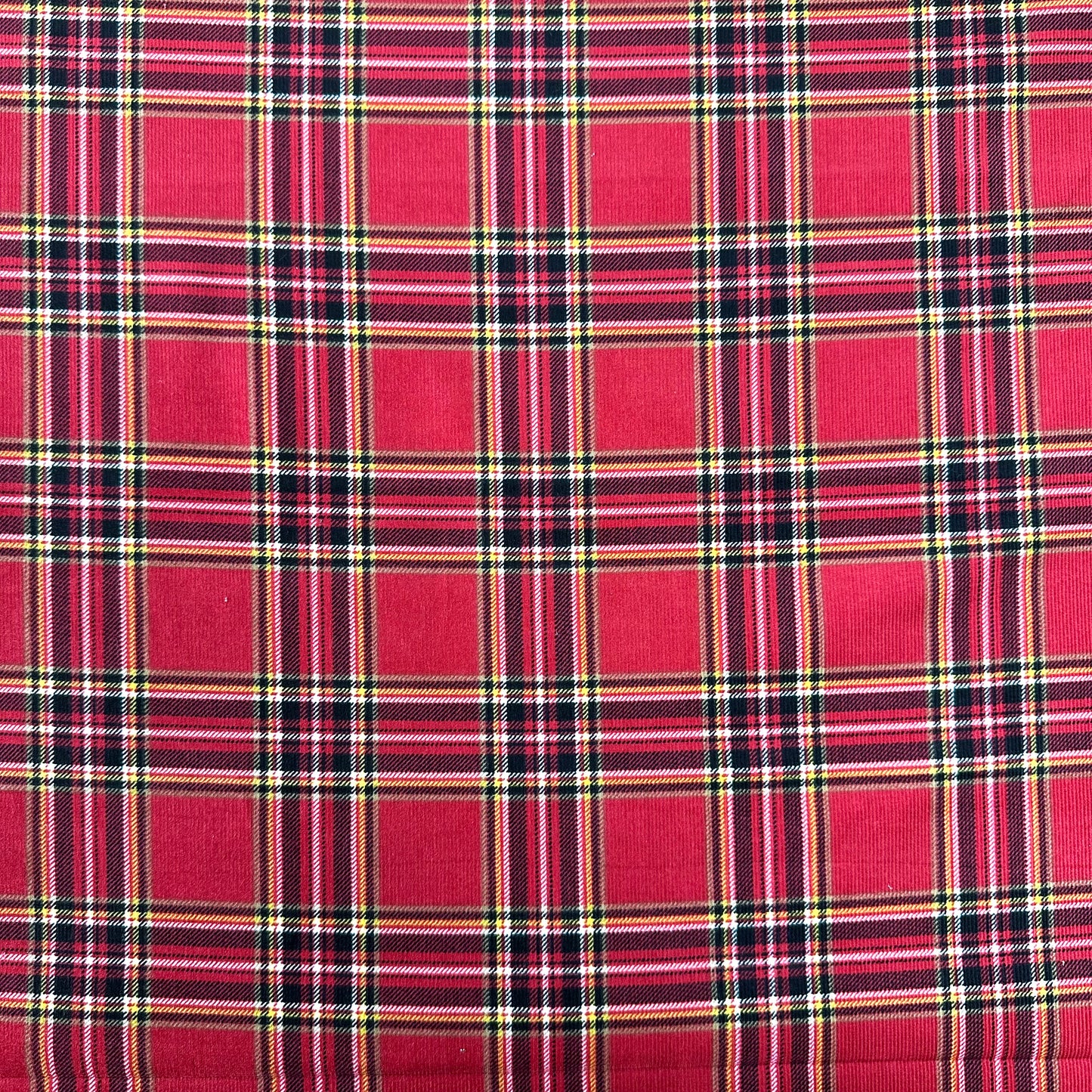 Japan | tartan 方格紋 | cotton printed corduroy 薄燈芯絨