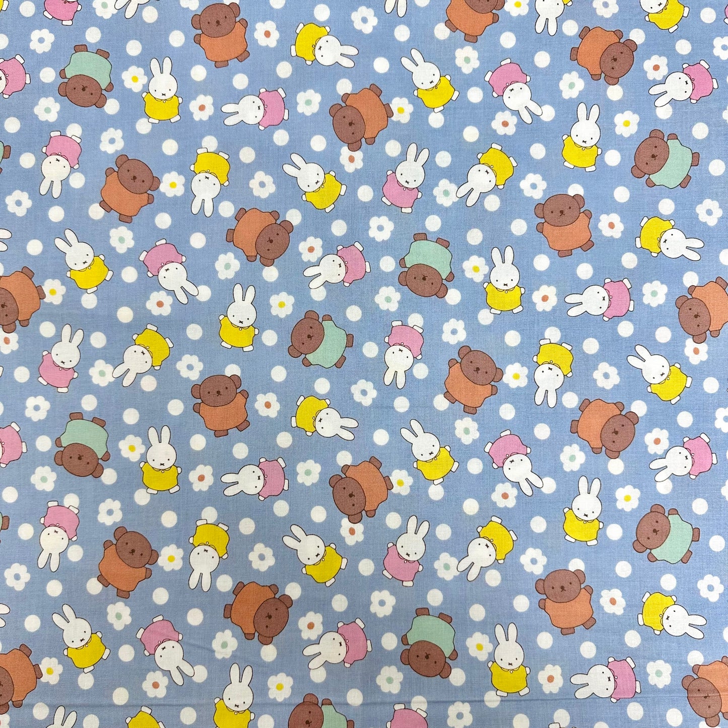 Japan | miffy & flowers | cotton printed sheeting 純棉