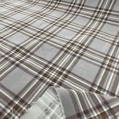 Japan | tartan 方格紋 | cotton printed corduroy 薄燈芯絨
