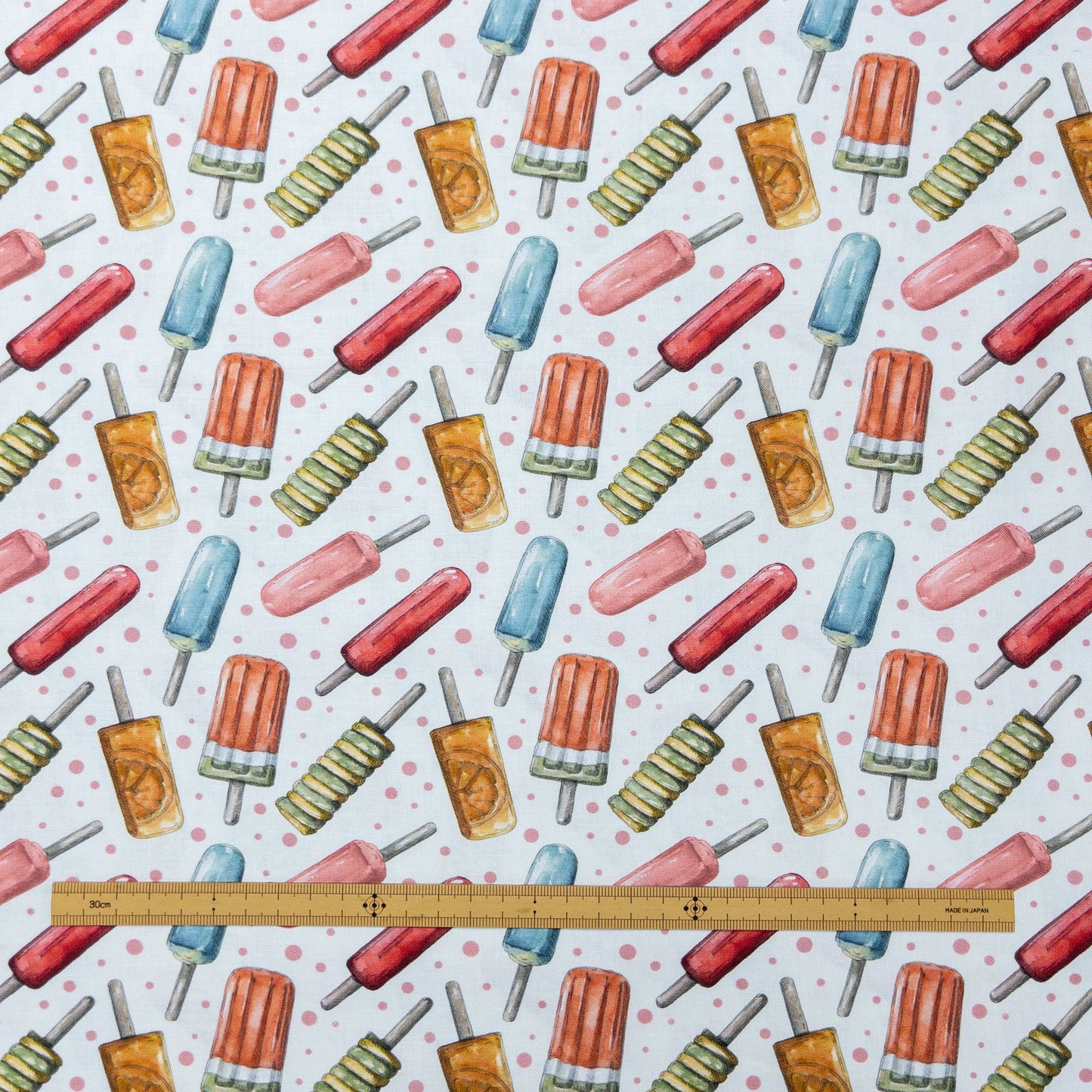 USA | 雪條波點 | OEKO-TEX® Standard 100 cotton printed sheeting 純棉