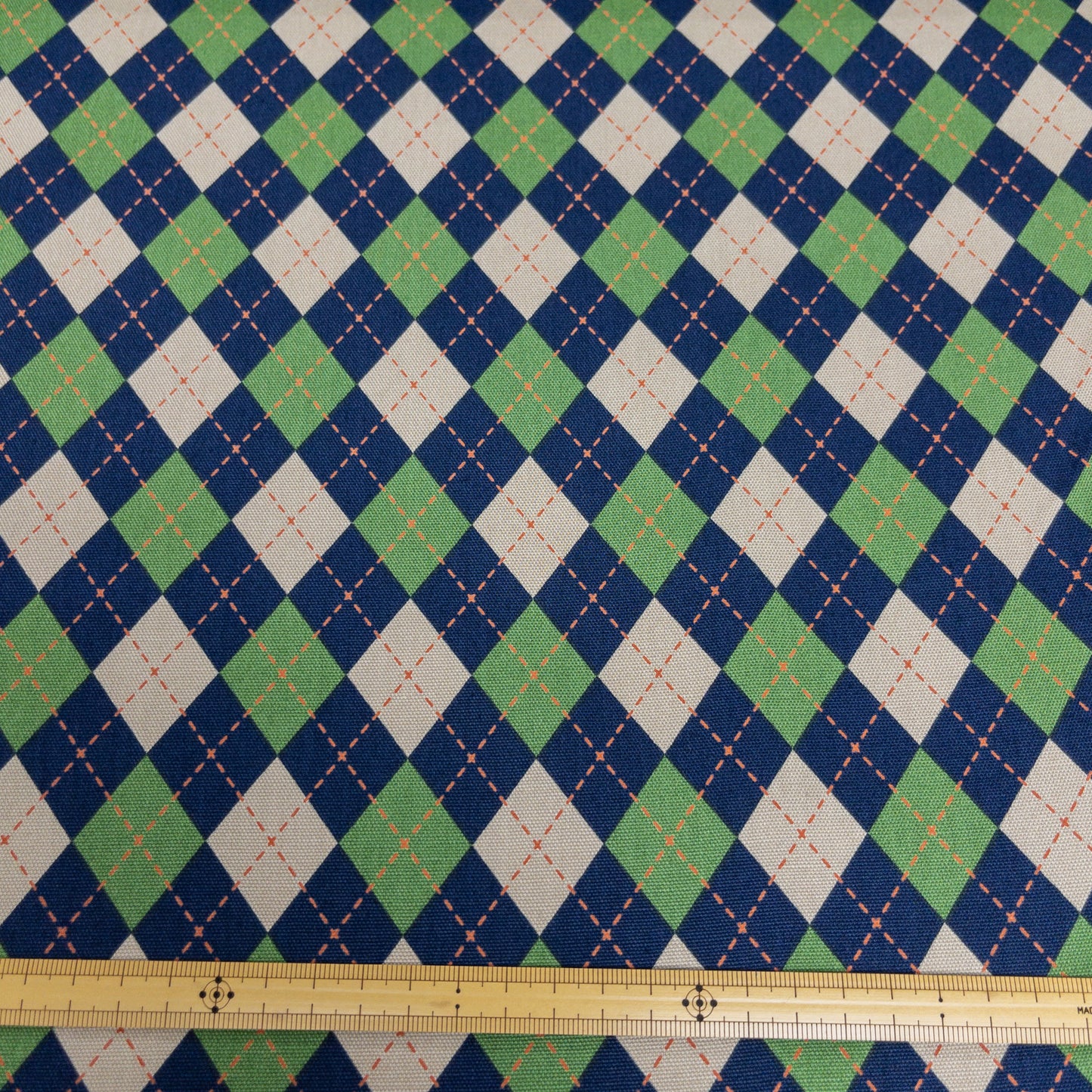 Japan | argyle pattern 菱形拼格 | cotton printed oxford 純棉